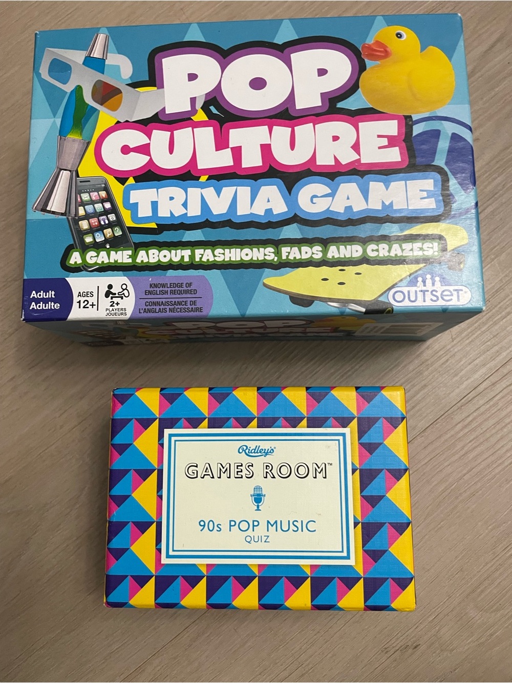 Pop Culture and 90s Music Pop Music Trivia Games Bundle